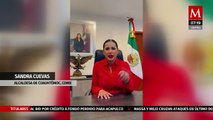 Sandra Cuevas rechaza bajarse de contienda por Jefatura de Gobierno