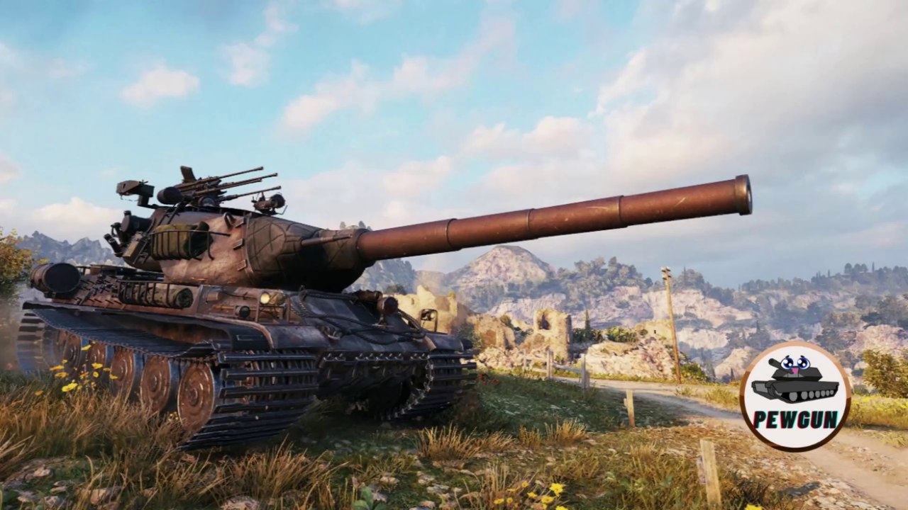 [ wot ] AMX M4 MLE. 54 堅不可摧，無敵力量！| 8 kills 10k dmg | world of tanks |  @pewgun77