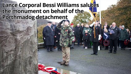 Gwynedd marks Remembrance Sunday
