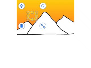 Beutifful Coloring drawing nature scenery drawing