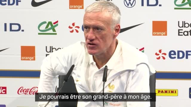 Bleus - Deschamps : Zaïre-Emery ? Je pourrais être son grand-père à mon âge