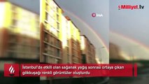 İstanbul'da yağmur sonrası ortaya çıktı! Hayran bıraktı