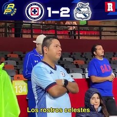 ¡Un fracaso más en Cruz Azul!  El rostro de la afición lo dice todo