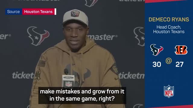 Ryans talks up in-form Texans rookie Stroud