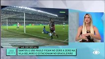 Denilson sobre empate sem gols no clássico entre Santos e São Paulo: 