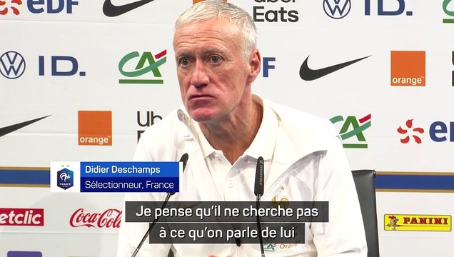 Deschamps : Griezmann n'est pas sous-côté, mais...