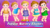 Popular Nursery Rhymes - Part 5 | Humpty Dumpty | Hickory Dickory |5 Little Monkeys | ABCD | Poems