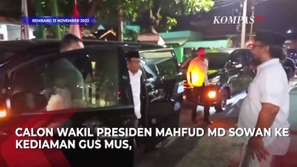 Video herunterladen: Momen Mahfud Sowan ke Rumah Gus Mus, Minta Doa Jelang Pilpres 2024