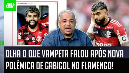 "VAMOS FALAR A VERDADE? Cara, o Gabigol NÃO..." OLHA o que Vampeta FALOU após POLÊMICA no Flamengo!