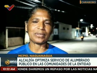 Pueblo Carabobeño agradece las mejoras de alumbrado público realizadas en el mcpio. Naguanagua