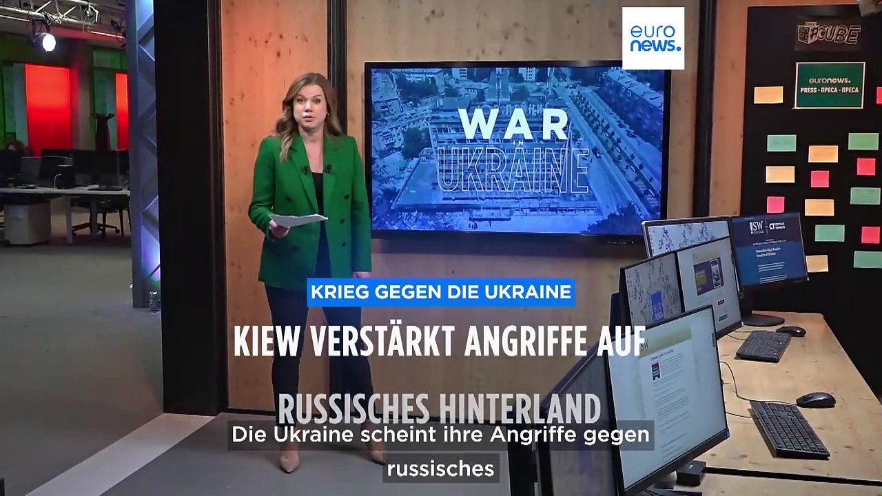 Kiew verstärkt Angriffe auf russisches Hinterland