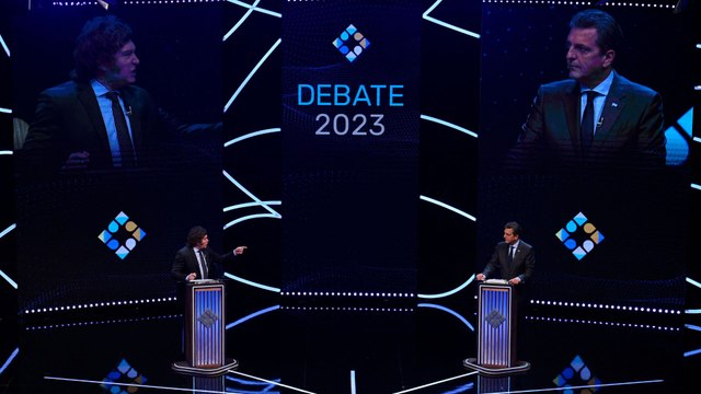 Último cara a cara entre Sergio Massa y Javier Milei por la Presidencia de Argentina: llegaron a tildarse de ladrón y desequilibrado mental