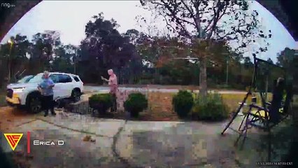 Mom Gets Dragged by Her Dog | Doorbell Camera Video