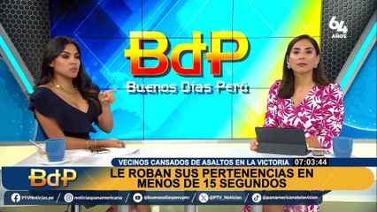 ¡En menos de 15 segundos! Delincuente asalta rápidamente a joven en La Victoria