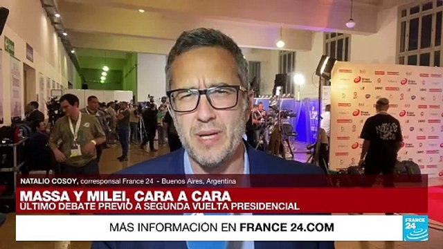 Informe desde Buenos Aires: así fue el último debate presidencial entre Massa y Milei