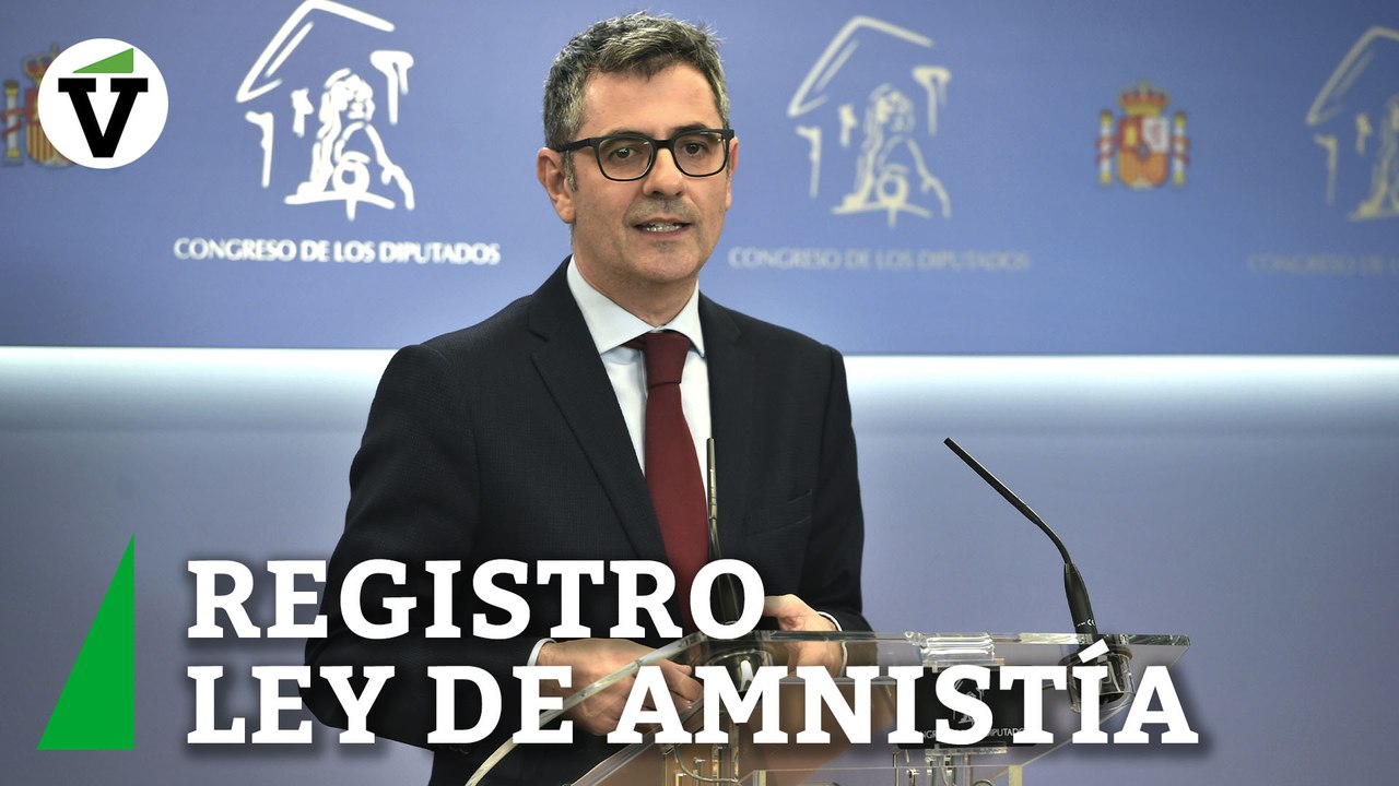 El PSOE registra la Ley de Amnistía: "Para que nuestro país cierre las heridas del conflicto en Cataluña"