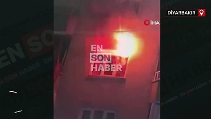 Diyarbakır’da prizde unutulan şarjlı ışıldak yangına sebep oldu