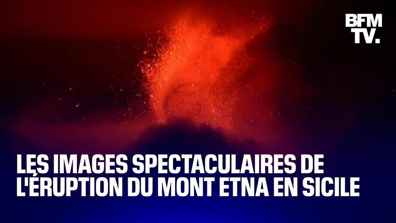 Italie: les images spectaculaires de l'éruption du mont Etna, en Sicile