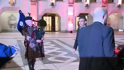 Rishi Sunak arrives at Guildhall ahead of Banquet speech