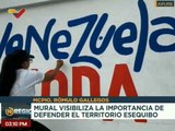 Ciudadanos del edo. Apure realizan murales para resaltar la importancia del territorio Esequibo