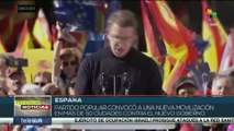 España: Manifestante de extrema derecha piden nuevas elecciones