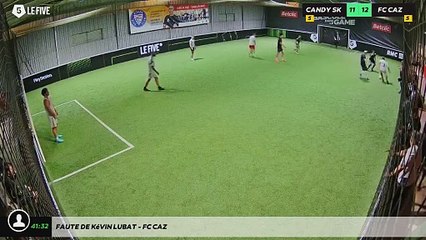 Faute de Kévin Lubat - FC CAZ