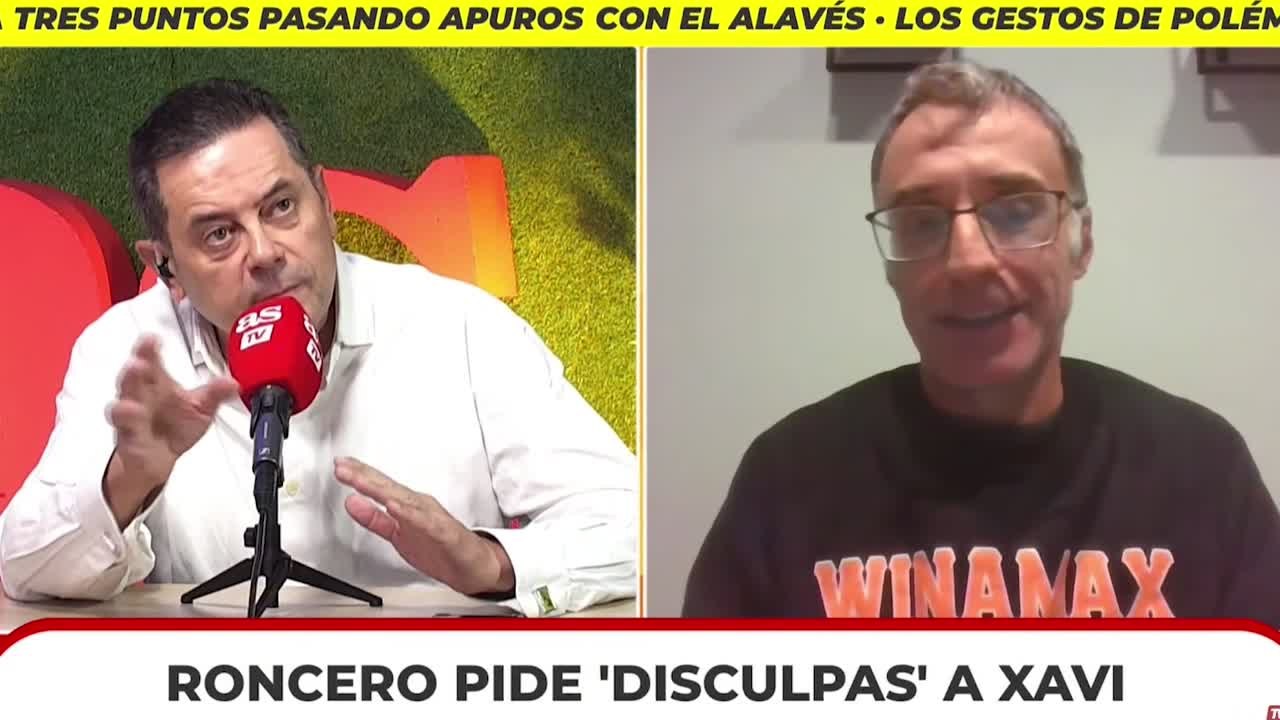 Roncero responde a Xavi y sus palabras sobre la prensa