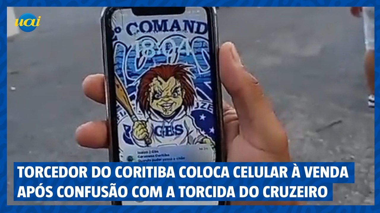 Torcedor coloca celular de cruzeirense à venda após confusão em jogo contra o Coritiba