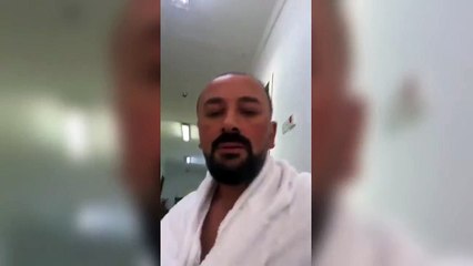İmam Mustafa Efe, Mekke'de "Filistin" ve "Gazze" dediği için gözaltına alınıp ayaklarından kelepçelendi