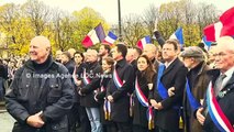 Le Rassemblement National à la Marche contre l'antisémitisme. Paris/France - 12 Novembre 2023
