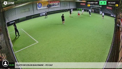 Faute de Colin Giacomini  - FC CAZ