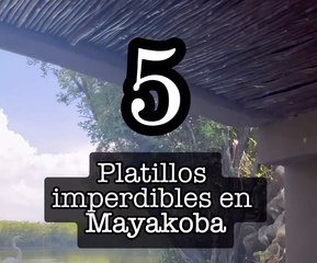 5 platillos imperdibles en Mayakoba