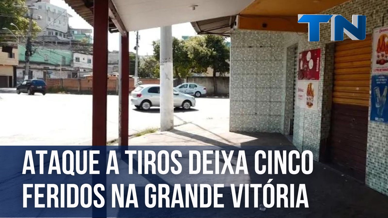 Ataque a tiros deixa cinco pessoas feridas em bar na Grande Vitória