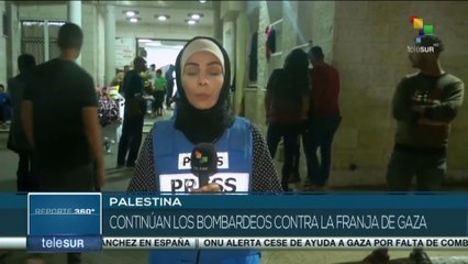 Continúan bombardeos contra la Franja de Gaza