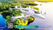 SkyBus aeronave tem perfil de transporte público com 44 lugares