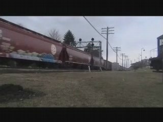 BNSF mixed frieght at rochelle