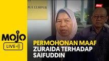 Zuraida mohon maaf atas tuduhan terhadap Saifuddin terlibat rasuah