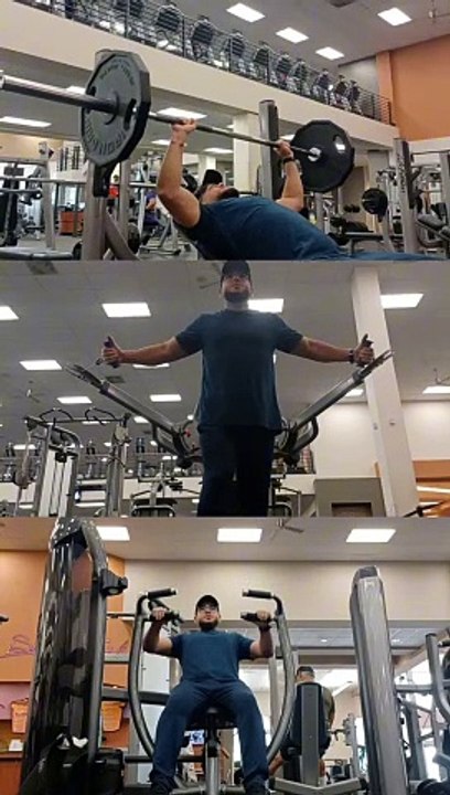 My day training chest and Triceps .