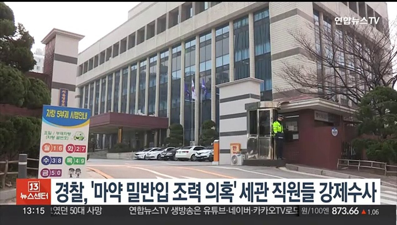 마약 밀반입 도운 혐의 세관 직원 4명 강제수사