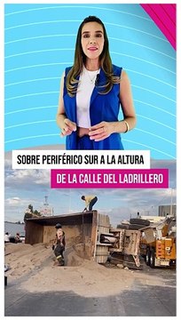 Caos vial sobre Periférico Sur en dirección a carretera a Chapala, fue lo que generó un aparatoso percance vial en el que se vio involucrada una góndola #TuNotiReel