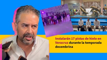Instalarán 17 pistas de hielo en Veracruz durante la temporada decembrina