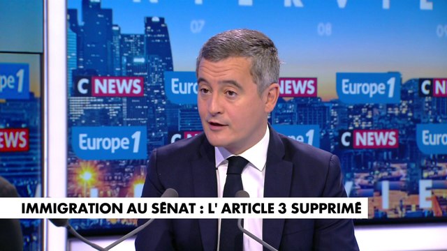 Gérald Darmanin : «C’est un texte de loi qui vise à régulariser la nounou et expulser l’étranger délinquant»