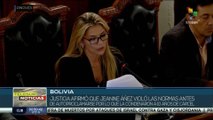 Gobierno de Bolivia apela decisión judicial favorable a Jeanine Áñez