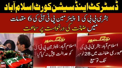 Court extends Bushra Bibi's bail in six cases