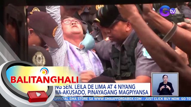 Dating Sen. Leila de Lima at 4 niyang kapwa-akusado, pinayagang magpiyansa | BT