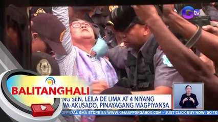 Dating Sen. Leila de Lima at 4 niyang kapwa-akusado, pinayagang magpiyansa | BT