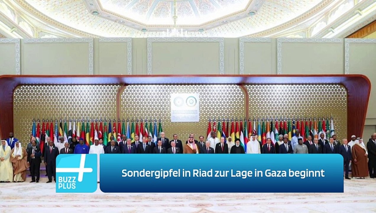 Sondergipfel in Riad zur Lage in Gaza beginnt