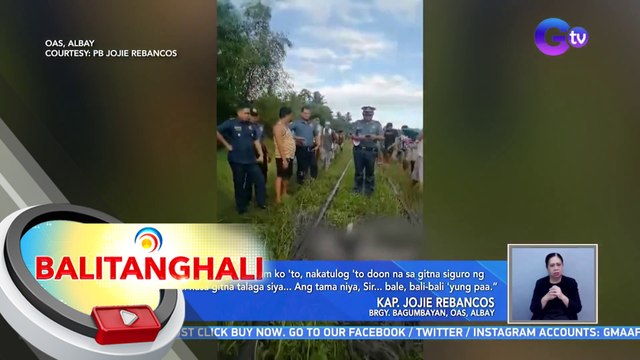 Bata, patay matapos umanong tagain ng kaniyang lola; Lalaki, patay matapos masagasaan umano ng tren | BT