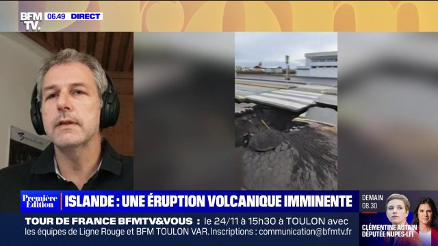 Menace d'un volcan en Islande: Il y a eu une crise sismique inédite, de par le nombre de séismes et la magnitude , explique Sylvain Chermette, guide touristique spécialiste des volcans