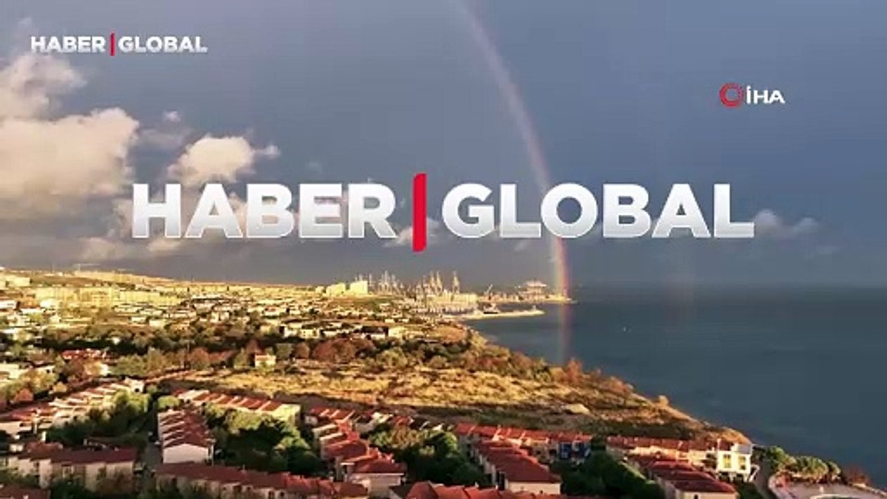 İstanbul’da görenler kameraya sarıldı! Gün batımında oluşan gökkuşağı mest etti